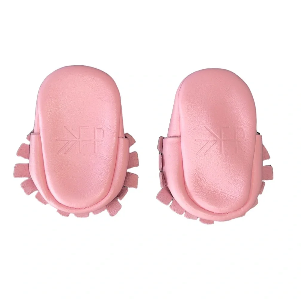 Freshly Picked Rose Pink Soft Sole Leather Moccasins Newborn Shoes
